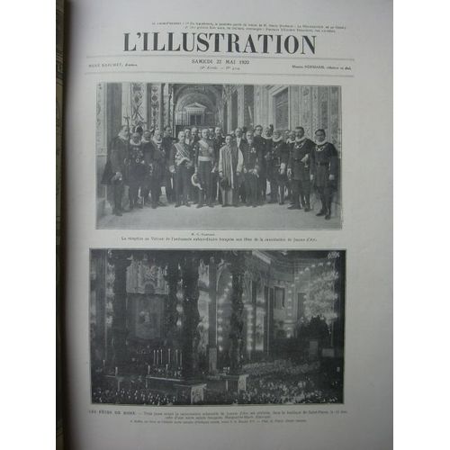 Numéro 4029. 78e Année. 22 Mai 1920. L'illustration. Journal Universel Hebdomadaire Numéro 4029. 78e Année. 22 Mai 1920. L'illustration. Journal Universel Hebdomadaire