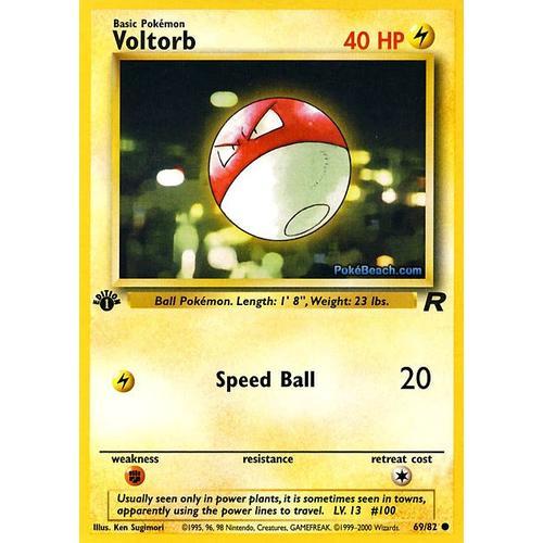 Voltorb (Voltorbe) 40hp - Team Rocket - 69/82 ● (Us)