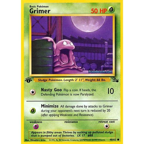 Grimer (Tadmorv) 50hp - Fossil - 48/62 ● (Us)