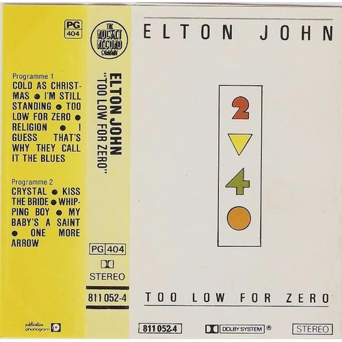 Elton John - Too Low For Zero