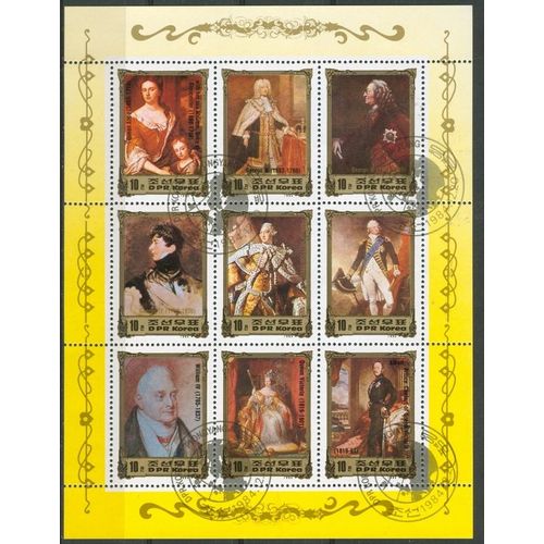 Coree Du Nord - Personnages Celebres (5) - 1984.