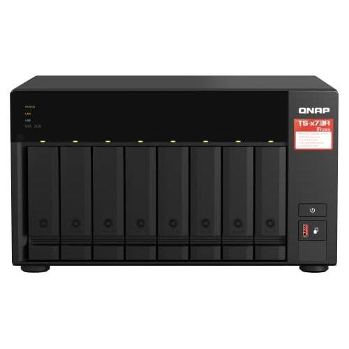 QNAP TS-873A - Serveur NAS - 8 Baies - SATA 6Gb/s - RAID RAID 0, 1, 5, 6, 10, 50, JBOD, 60 - RAM 8 Go - 2.5 Gigabit Ethernet - iSCSI support - avec commutateur QSW-1105-5T