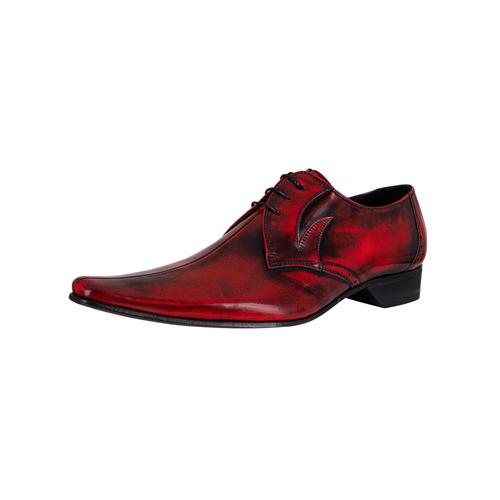 Jeffery West Chaussures Derby En Cuir Rouge