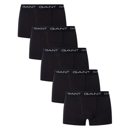 Gant Lot De 5 Boxers Essentials, Noir