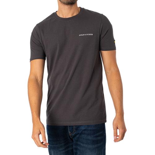 Lyle & Scott T-Shirt Brodé, Gris