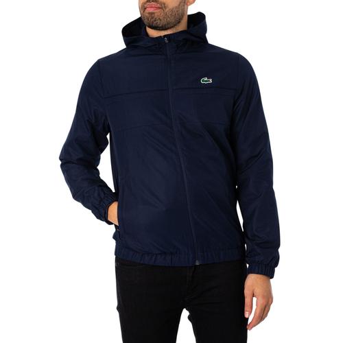 Lacoste Veste Légère À Logo Sport, Bleu