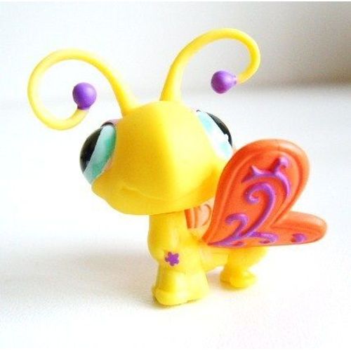 Littlest Pet Shop Petshop N° 497 Papillon Jaune Hasbro