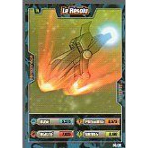 Carte À Jouer Ben 10 Alien Aventures : Personnage Materiel N°30/30 Le Résolu