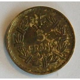 1946 France 5 Francs Aluminum-Bronze Rare French WWII Coin