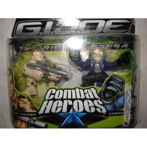 G.I. Joe Rise Of Cobra  / Combat Heroes : Conrad Duke Hauser & Cobra Commander