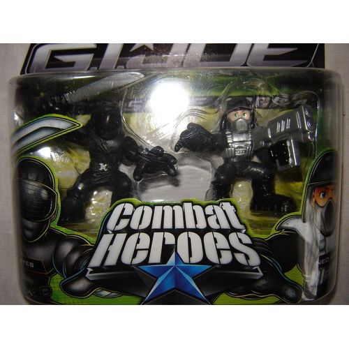 G.I. Joe Rise Of Cobra / Combat Heroes : Snake Eyes & Neo Viper