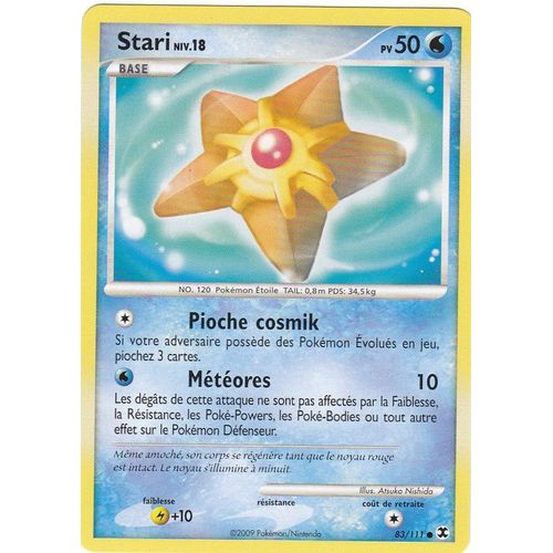 Carte Pokemon Stari Niv.18, Pv 50, 83/111