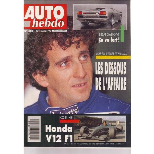 Auto Hebdo- Honda V12 F1 N° 868
