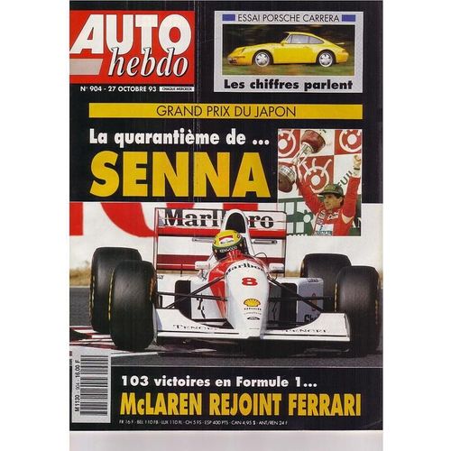 Auto Hebdo - La 40ème De Senna N° 904