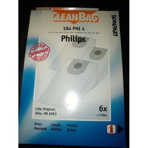 Philips  184 PHI 4   - Sac aspirateur clean bag