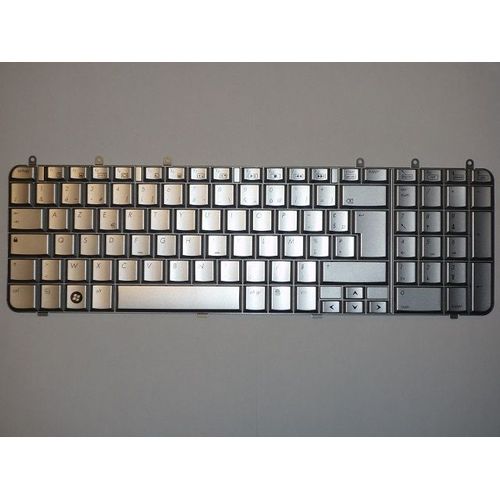 Clavier AZERTY Français pour HP DV7 DV7-1000 Series, Silver / Gris, P/N: 9J.N0L82.10F, Model: NSK-H810F