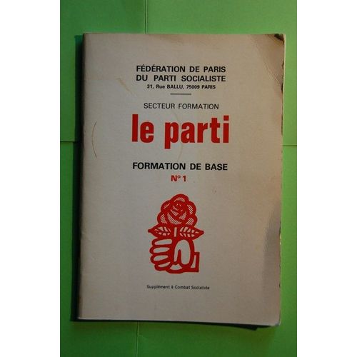 Le Parti  Formation De Base N°1
