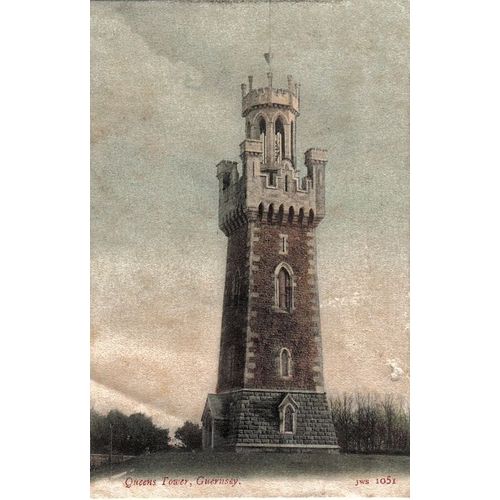 Carte Postale Ancienne, Guernsey - Guernesey, Queens Tower