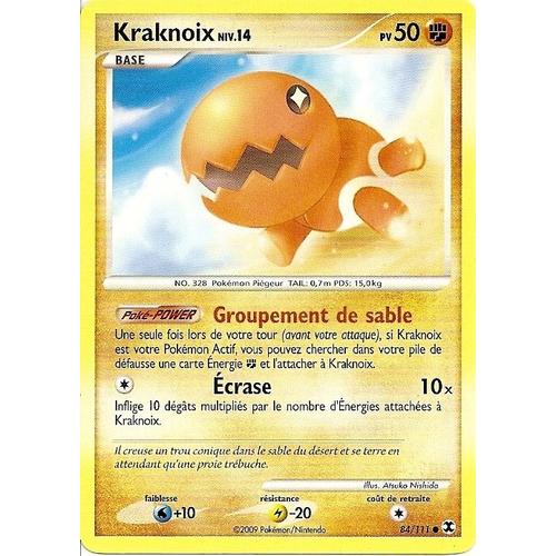 Pokemon - Kraknoix Niv.14 Pv50 Platine Rivaux Emergeants 84/111