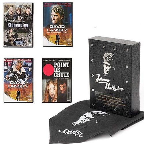 Coffret Johnny Hallyday - Les Incontournables : David Lansky(Intégrale) + Commissaire Moulin(Kidnapping) + Point De Chute (Coffret De 4 Dvd)