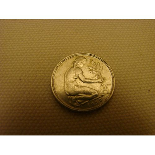 Piece Allemande 50 Pfennig 1950, Bundesrepublik Deutschland 1950