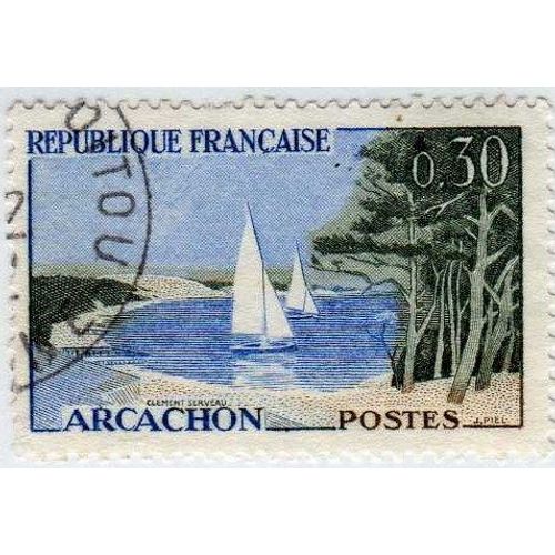 France 1961-62 - Y&t N°1312 - 30c - Arcachon - Oblitéré