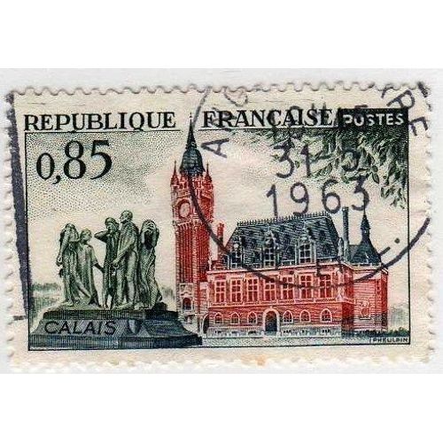 France 1961-62- Y&t N°1316 - 85c - Calais - Oblitéré