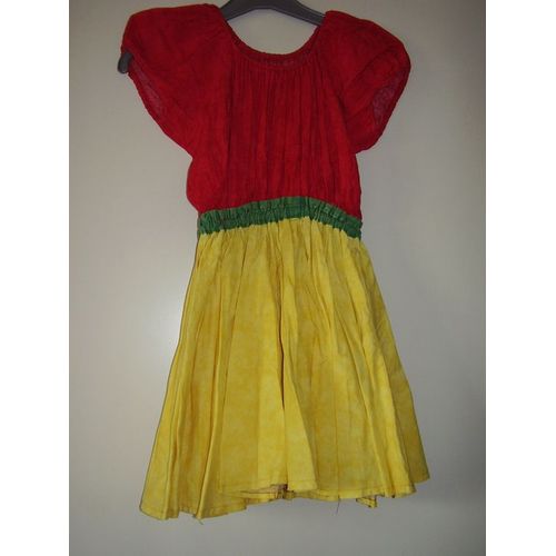 Robe Rouge Et Jaune