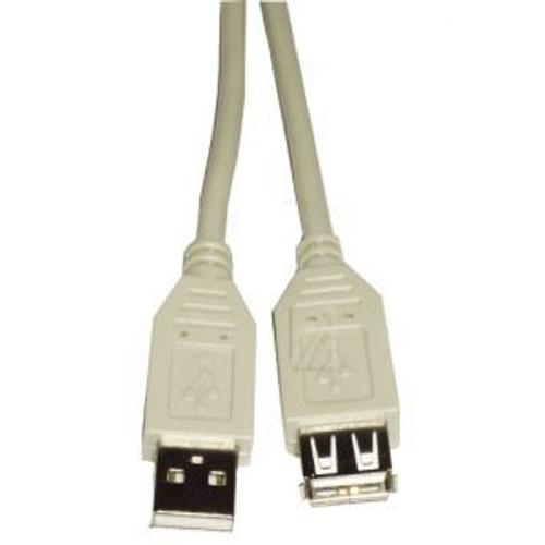 Cable avec fiche USB A mâle ET fiche USB A femelle Attention: au dela de 3,0