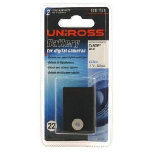 Uniross VB103841 - Pile pour appareil photo Li-Ion 810 mAh - pour Canon PowerShot S70