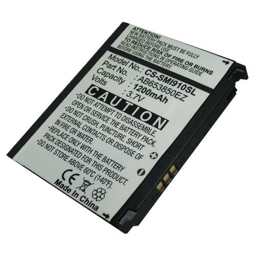 Batterie Haute Performance Li-Ion 1200mah Pour Samsung Omnia Sch-I910
