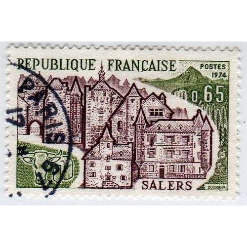 France 1974 - Y&t N°1793 - 65c - Salers - Auvergne - Oblitéré