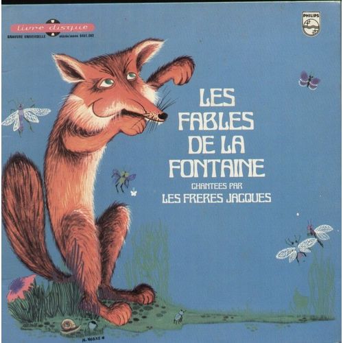 Les Fables De La Fontaine Chantées Par Les Frères Jacques (Livre Disque Illustrations De N. Hosxe) (25cm)