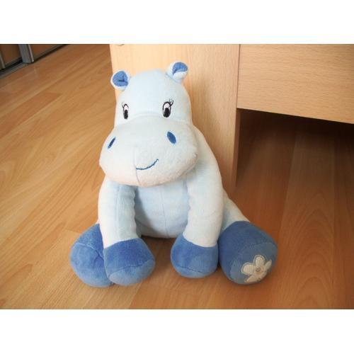 Doudou Hippopotame Bleu -  Bebisol - Arthur Et Lola