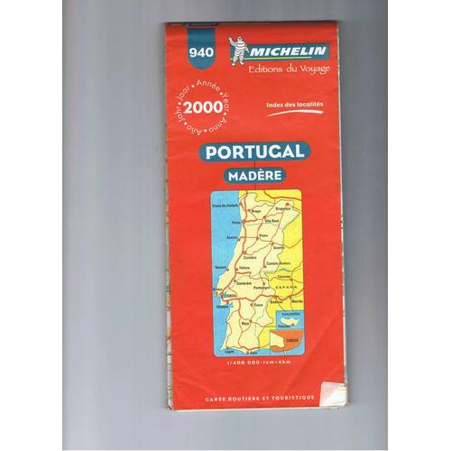 Portugal Madère - 1/400 000