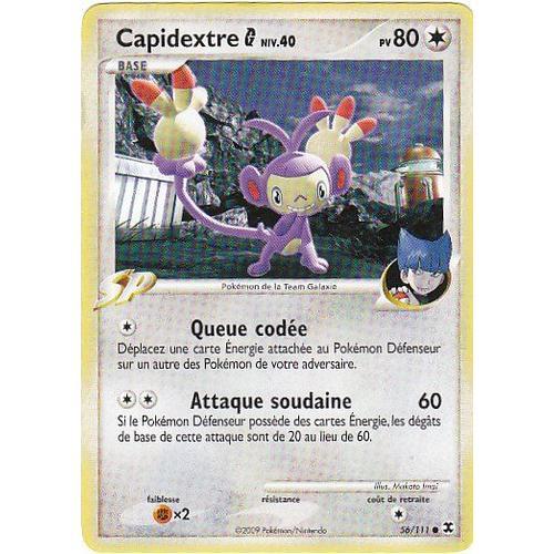 Pokemon - Capidextre Niv 40 Pv 80, 56/111, Platine Emergeants