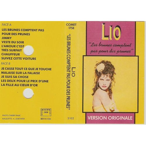 Lio - Les Brunes Comptent Pas Pour Des Prunes