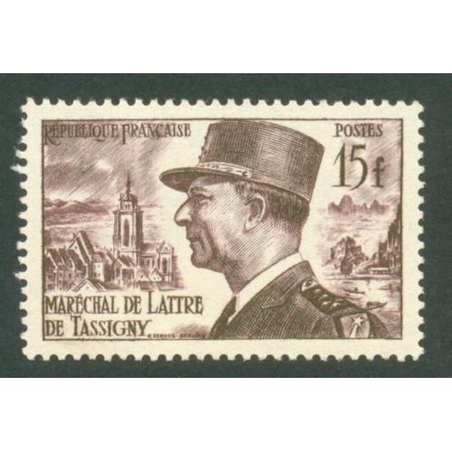 France -  De Lattre De Tassigny - 1952.