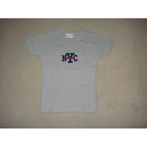 T-Shirt Femme Gris Chiné Schott - Taille Unique