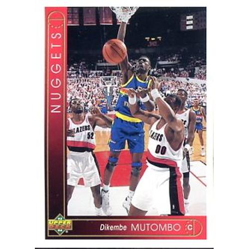 Carte Basket Upper Deck 93-94 N°55 Mutombo