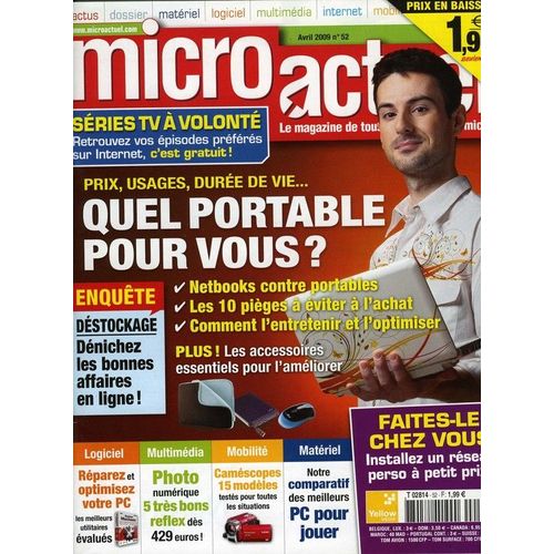 Micro Actuel  N° 52 : Quel Portable Pour Vous
