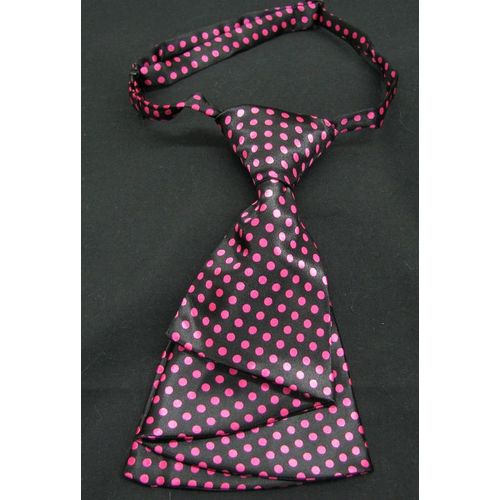 Lavallière Noeud Papillon Cravate Clip Réglable Motif Rouge