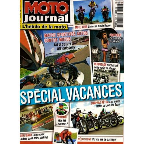 Moto Journal Hors-Série N° 1867 : Special Vacances  2009,Match Motos /Auto, Moto Tour,Joe, Bar Team Viron,Joge Lorenzo,Reportage Us