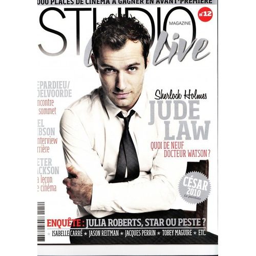 Studio Cine Live  N° 12 : Studio Ciné Live N° 12 Jude Law