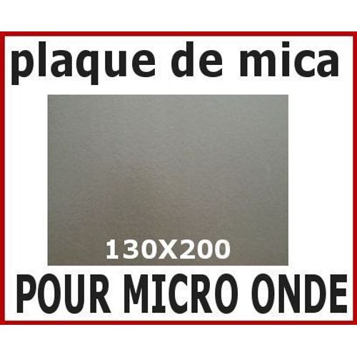 Plaque de mica à découper pour micro-ondes