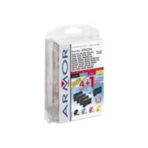 Armor - Pack de 4 - noir, jaune, cyan, magenta - cartouche d'encre (équivalent à : Epson T0894, Epson T0892, Epson T0891, Epson T0893, Epson T0715, Epson T0711, Epson T0712, Epson T0713, Epson...
