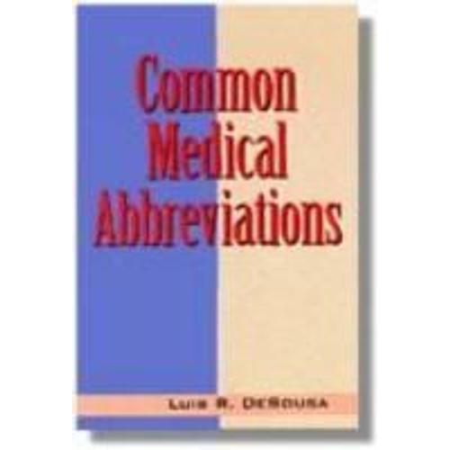 Common Medical Abbreviations