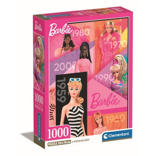 Puzzle Adulte Compact 1000 Pièces - Barbie