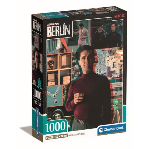 Puzzle Adulte Compact 1000 Pièces - La Casa De Papel, Berlin