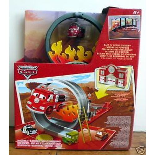 Caserne De Pompiers/ Circuit  Cars Mattel